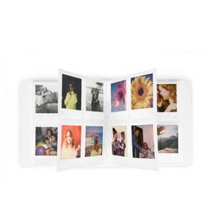 Polaroid Photo Album: White Instant Photo Storage, Holds 160