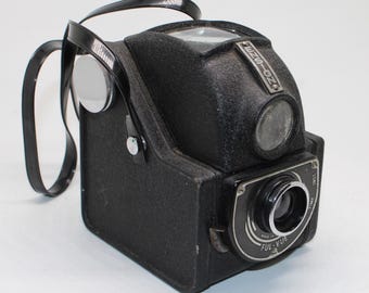 1946 Ensign Ful-Vue Model II: Vintage 120 Film Camera with carry bag - Tested