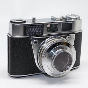 Vintage Kodak Retinette 1B 35mm Film Camera: Working Meter, Case & Filters