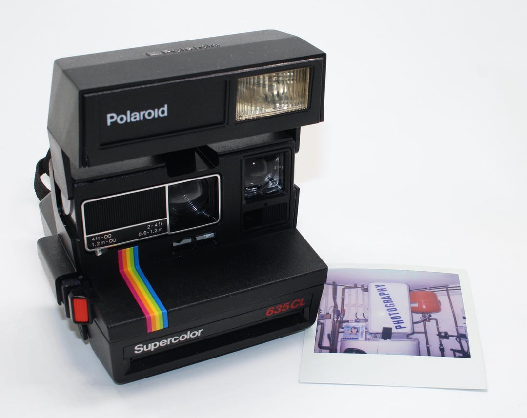 ポラロイド スーパーカラー 635CL インスタントカメラ（箱付き