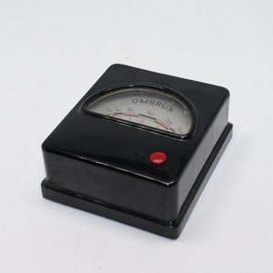 Ombrux Early Light Exposure Meter Made of Bakelite German made Rare c.1930's Model image 2