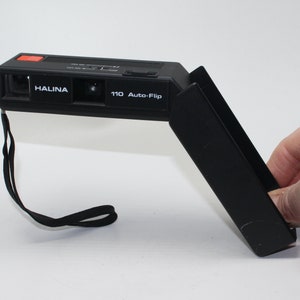 Halina Vintage 1980s Auto-flip Sub Mini 110 Film Pocket Camera - Main Image