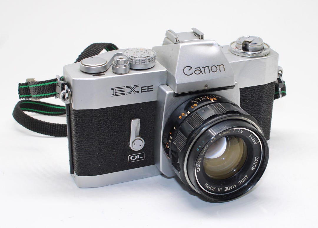 1969 Canon EXEE 35mm Film SLR Camera With 50mm Lens - Good Condition - Etsy