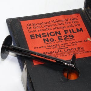 Vintage Ensign nr. E29-filmspoel: opnieuw spoelen