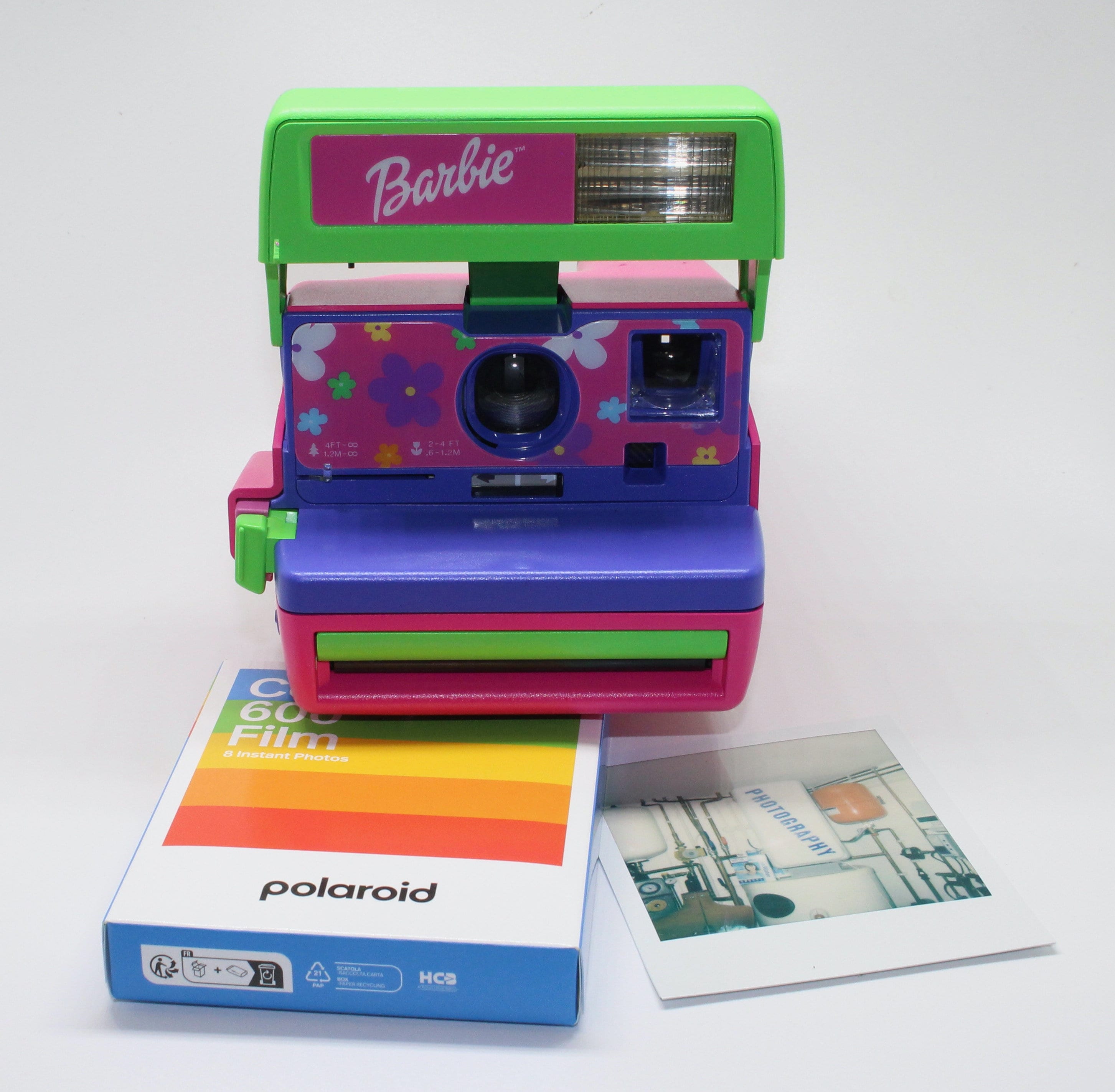 Barbie Polaroid 600 Instant Camera With a Brand-new Polaroid 600