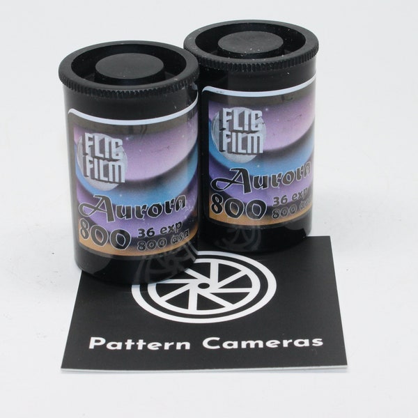 Flic Film Aurora Colour / Color Negative 35mm film ISO 800 Double Pack - Brand-new film - Latest Stock  - Perfect for film cameras