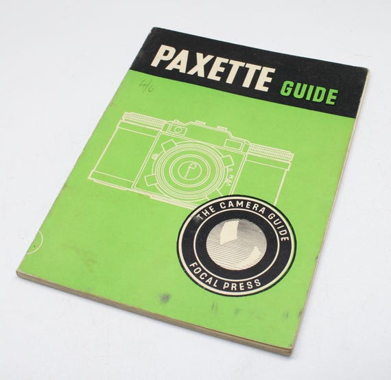 Original Focal Guide for Paxette 35mm Cameras c. 1957 - Hard to find