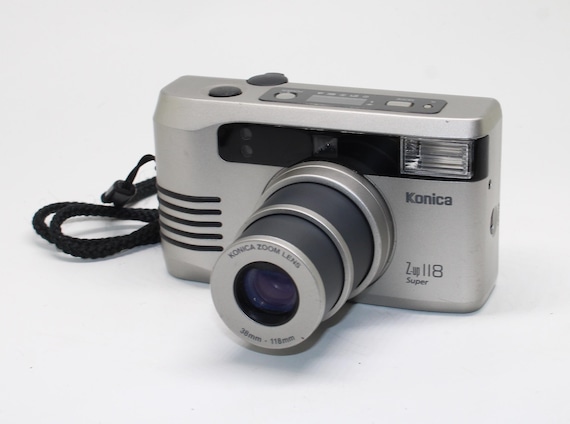 2001 Konica Z-up 118 Super 35mm Film Compact Camera with Case