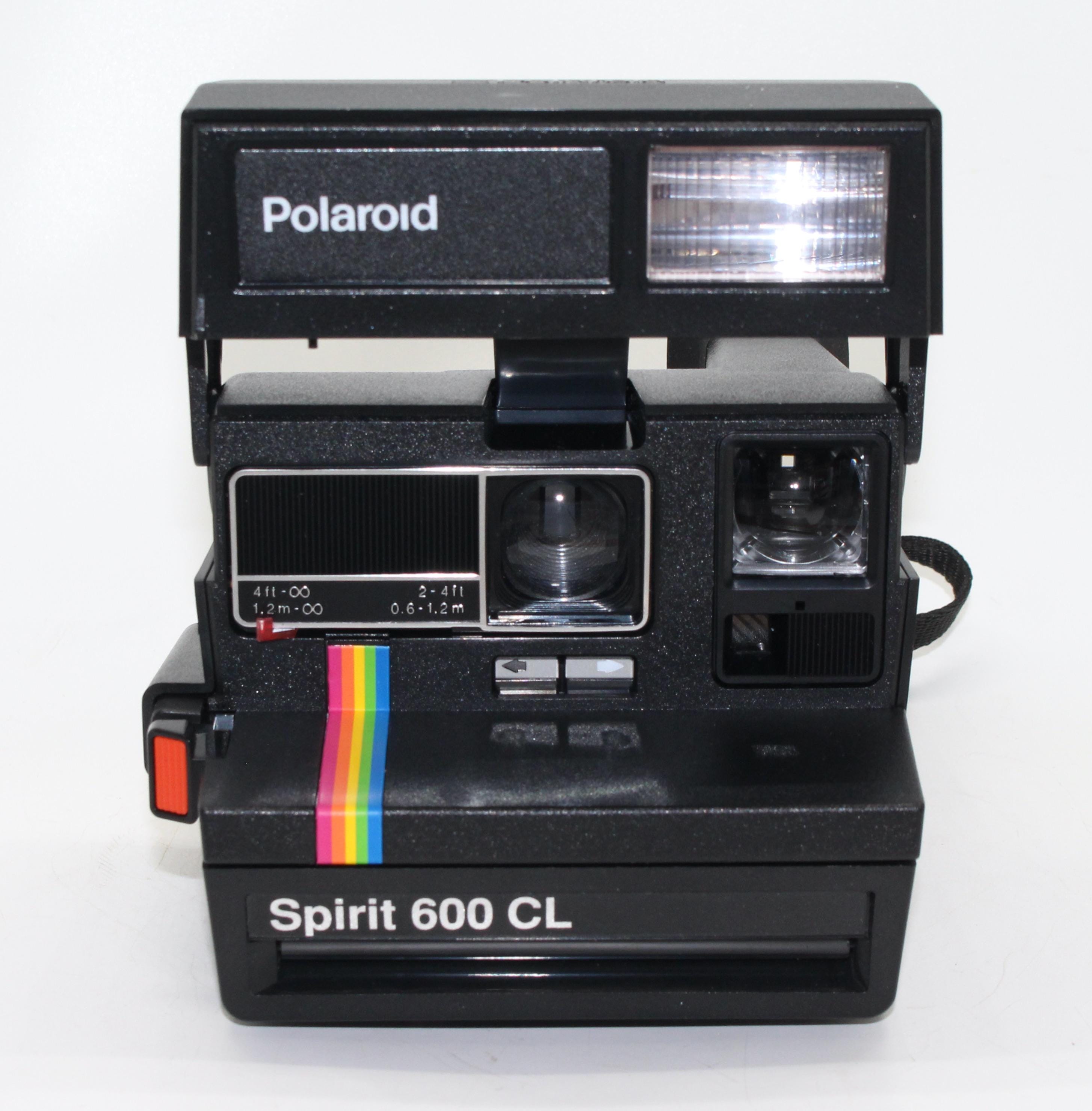 Aparat natychmiastowy Polaroid Spirit 600 CL z oryginalnym pudełkiem detalicznym - Klasyczny design lat 80. - Bardzo dobry stan i przetestowany