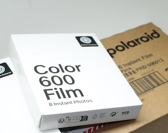 Polaroid Color / Colour Instant Film for use with Polaroid 600 Cameras - Brand-new stock - Classic White Frame