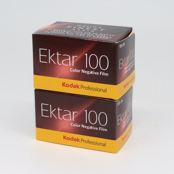 Two rolls of Kodak Professional Ektar 100 35mm Colour Negative Film with 36 photos per roll (72 photos in total)