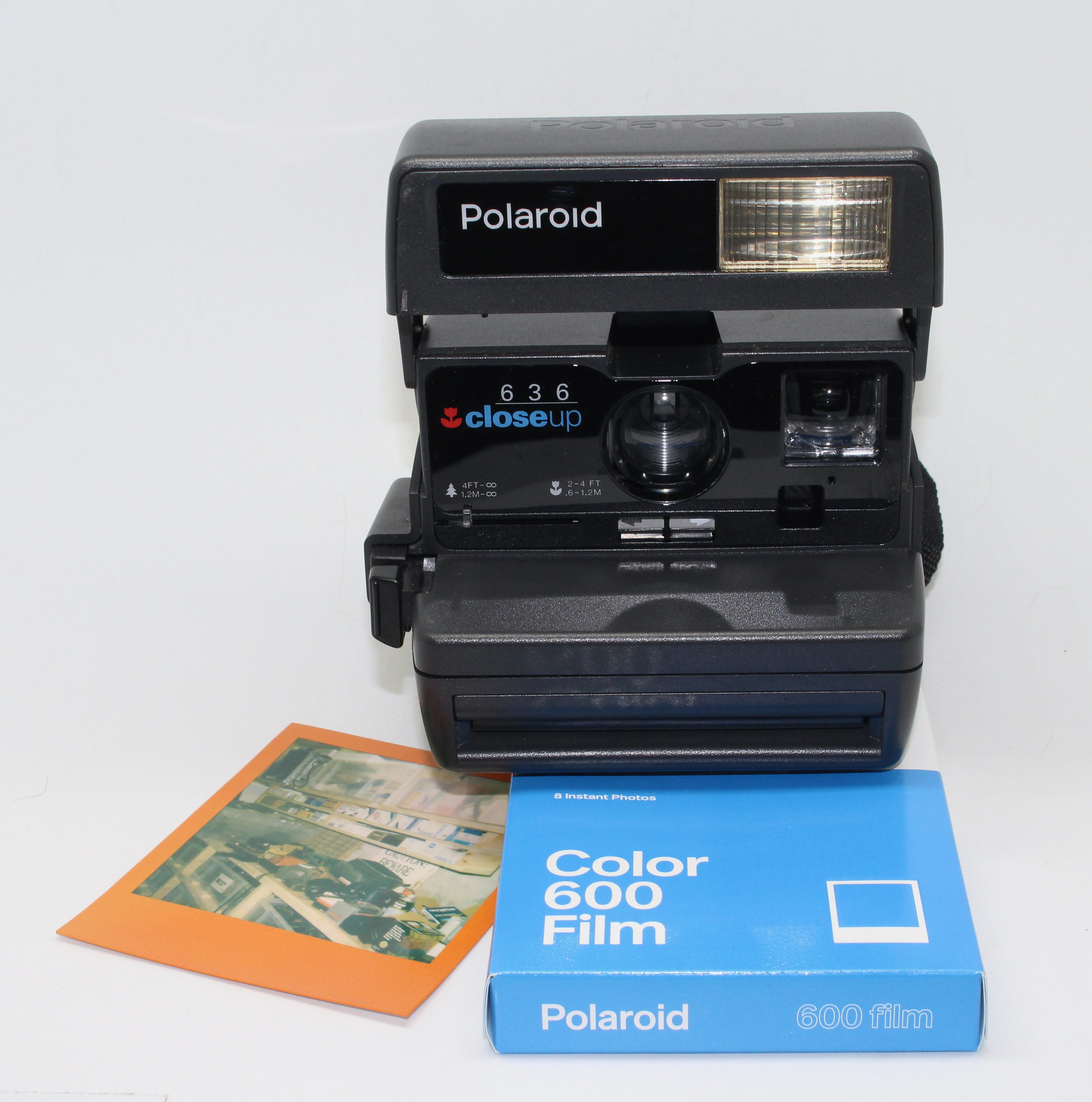 polaroid instant camera 636 closeup