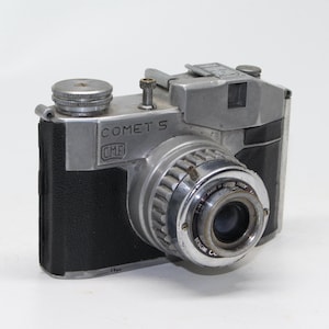 Art Deco Comet S 127 Film Camera: Bencini, Italy c.1950