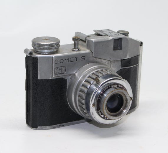 Art Deco Comet S 127 Film Camera: Bencini, Italy c.1950
