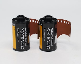 Two Rolls of Kodak Professional Portra 400 35mm Colour Negative Film with 36 photos per roll