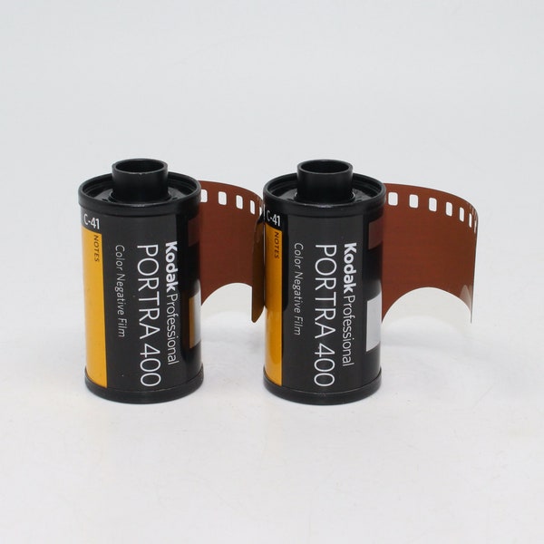 Two Rolls of Kodak Professional Portra 400 35mm Colour Negative Film with 36 photos per roll