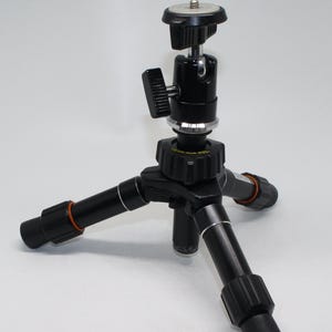 Compact Vintage Slik Pro-Mini Table / Travel Camera Tripod With Pan Head, bag and box - Very good condition