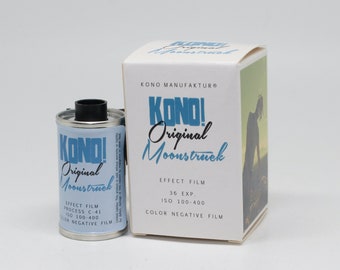 KONO! Original Moonstruck 35mm Film ISO 200 36 Exposures - New film - Latest Stock - Perfect for vintage 35mm film cameras