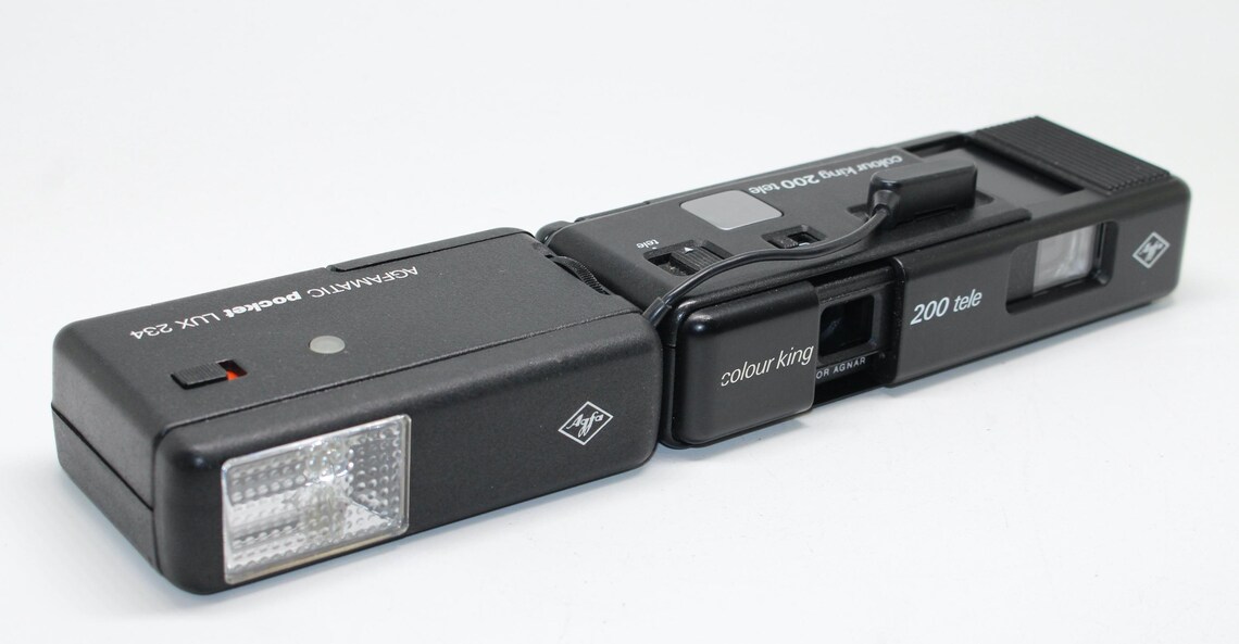 1979 Agfa Colour King 200 Tele Camera with PocketLux flash and new film - Tested, photo 2 of 5