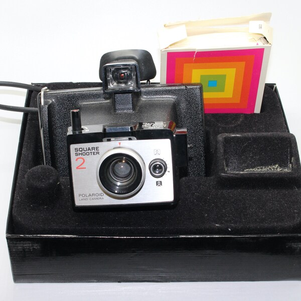 Vintage Polaroid Land Camera Square Shooter-As is