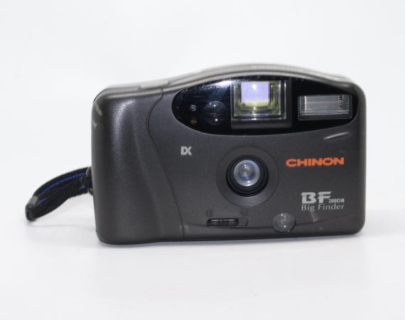 Chinon BF 200DB 35mm Film Camera: Big Finder, Quartz Date, with Box