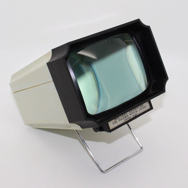 Prinz Super Viewer Slide Viewer with original display box - 1960's chic - Vintage and fully working – Good condition