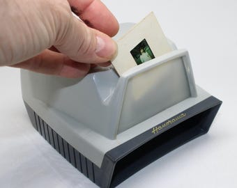 Hanorama 3D Retro Slide Viewer – 1970s Daylight Illuminated Photographic Collectable (Original Box)