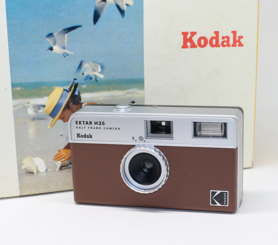 Kodak Ektar H35 Half Frame 35mm Film Reusable Brown Compact Camera Retro Vibes 22mm Lens Etsy