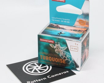 Lomochrome Turquoise 35mm Film XR ISO 100-400 - Schwer zu finden kreativer Film - Perfekt für vintage 35mm-Kameras