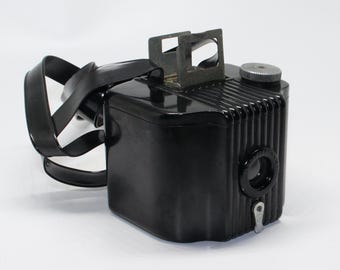 Vintage Baby Brownie Camera: 1930s Bakelite Art Deco Style