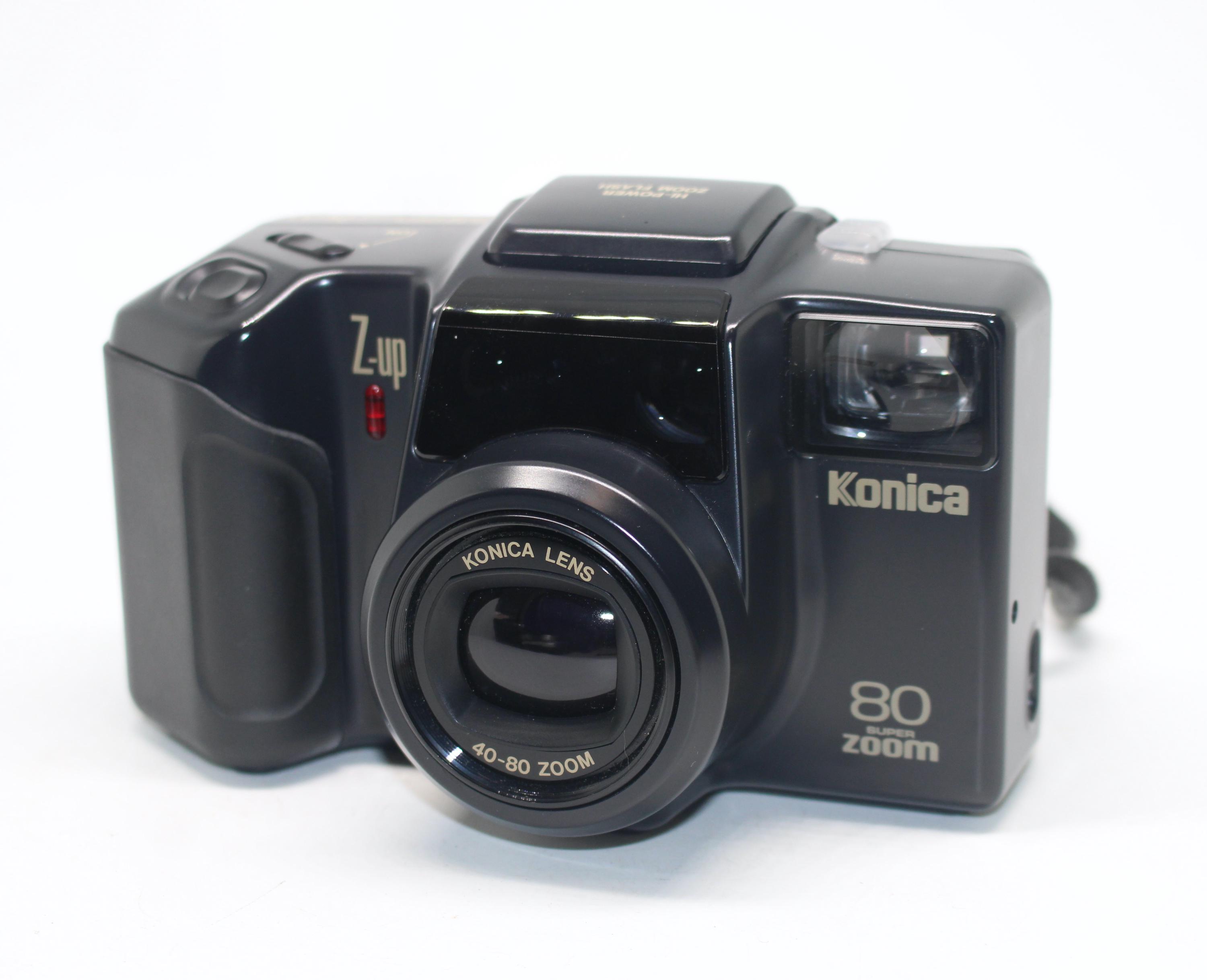 コニカ Z-up 80 フィルムカメラ: 40-80 mm ズームレンズ、ケース