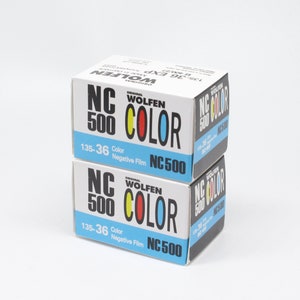 Wolfen NC 500 Färg/Färgnegativ 35 mm film Dubbelpack - Gäller till juni 2025