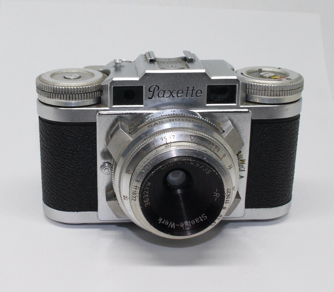 Braun Paxette I M Vintage Rangefinder 35mm Camera With Choro 35mm F/4.5