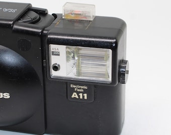 1979 Olympus A11 Electronic Flash for XA Series Cameras - Tested