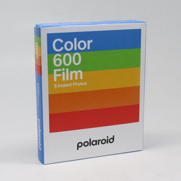 Polaroid Color / Colour Instant Film for use with Polaroid 600 Cameras - Brand-new stock - Classic White Frame