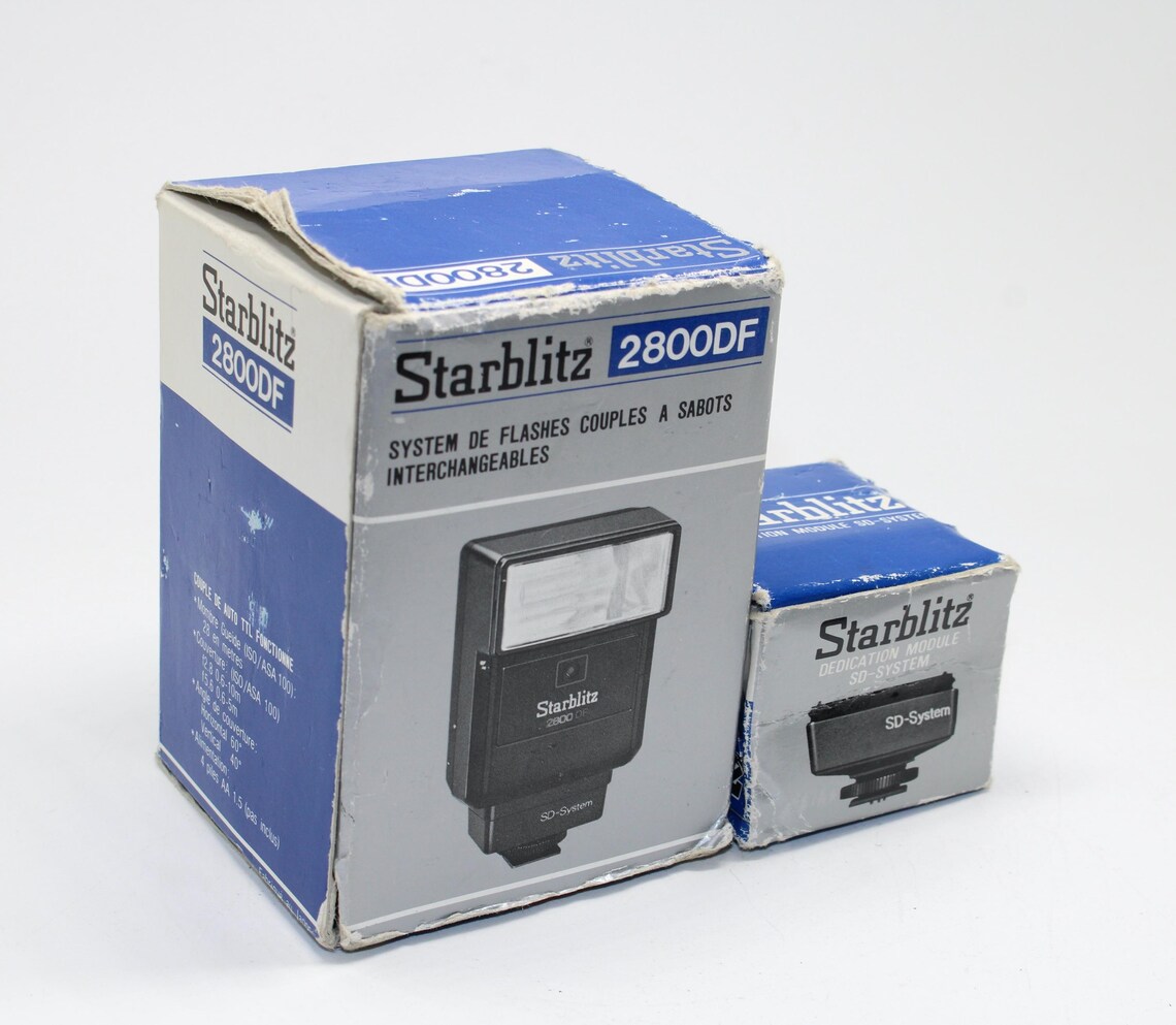 Vintage Starblitz 2800DF Flash Unit for Vintage Cameras: Tested, with Boxes, photo 3 sur 4