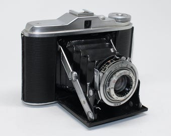 Vintage Agfa Isolette V Folding 120 Film Camera with case c.1950 - 1952 - Tested