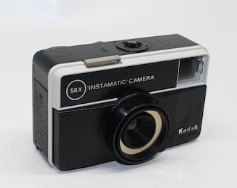 Vintage 126 Film Camera Pair: Agfamatic 200 Kodak Instamatic 56X