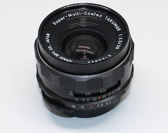 1970s Asahi Super Takumar 35mm f/3.5 M42 Lens – Tested, Japan Made