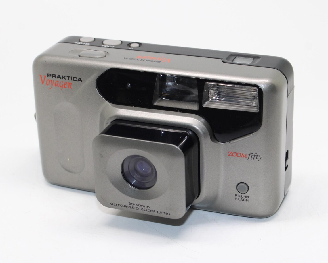 1997 Praktica Sport Voyager Zoom Fifty: 35mm Film Camera with case - Tested, foto 1 de 5