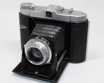 1952 Franka Solida I Folding Camera - Uses 120 Film, f/4.5 Anastigmat Lens - Tested