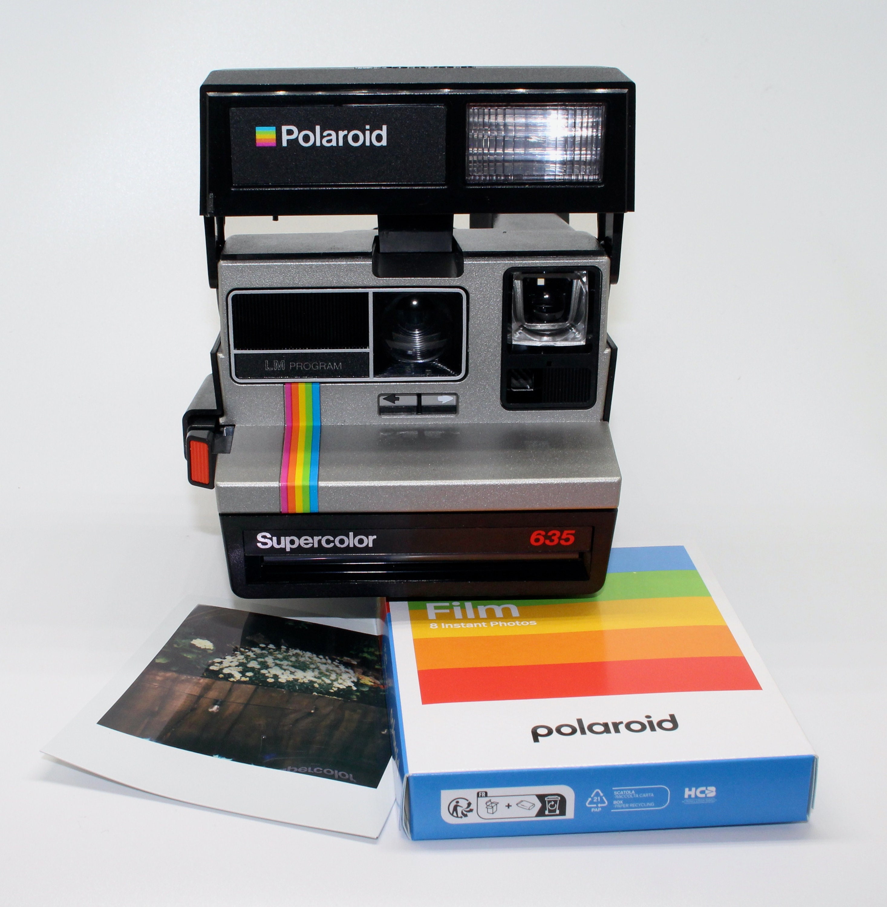 Polaroid Supercolor 635 Instant Camera With Pack of New 