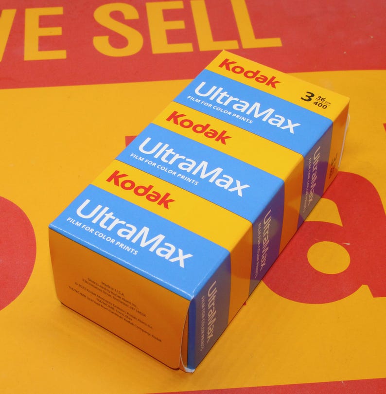 Película Kodak Ultramax 400 de 35 mm - 3 rollos, 108 exposiciones imagen 3