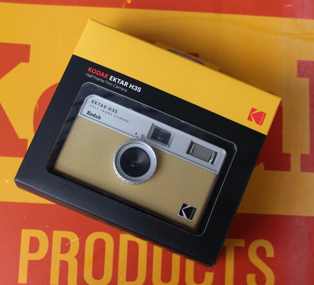 Kodak Ektar H35 Half Frame 35mm Film Reusable Sand Compact Camera Retro ...