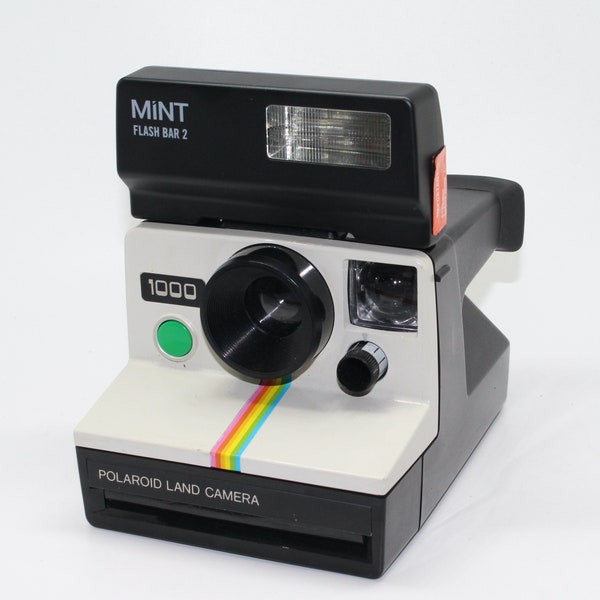 Polaroid Flash Bar 2 for SX-70 Cameras including box and folding versions - Supplied with batteries