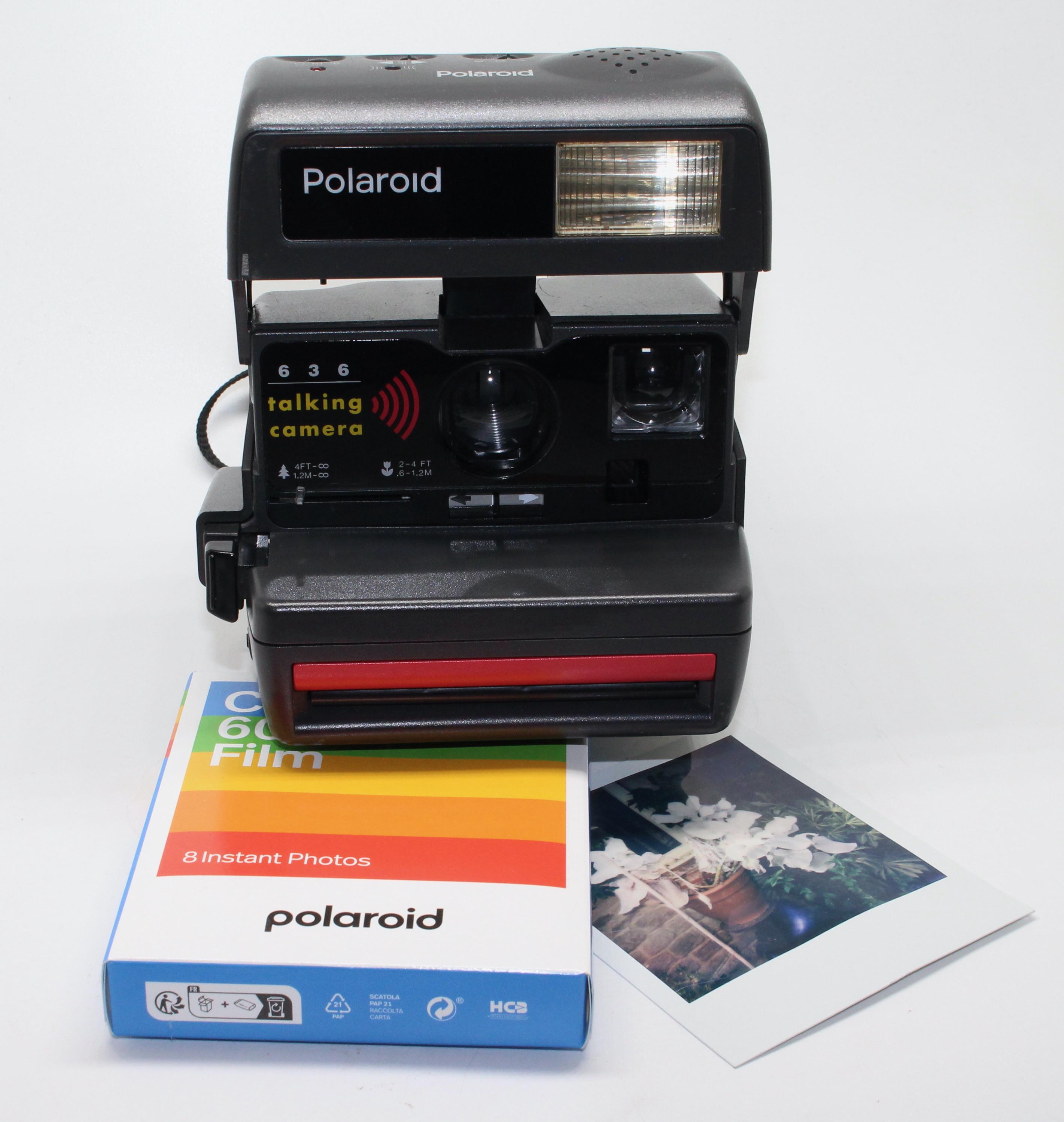 ポラロイド 636 インスタント トーキング カメラと新品の 600