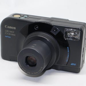 Canon 35mm フィルムカメラ Canon Sure Shot Zoom Max: 35mmフィルムカメラ（箱付き） - Etsy 日本