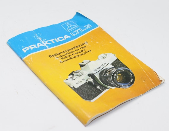 Vintage Praktica LTL3 35mm SLR Camera Manual - 1970s Instructions