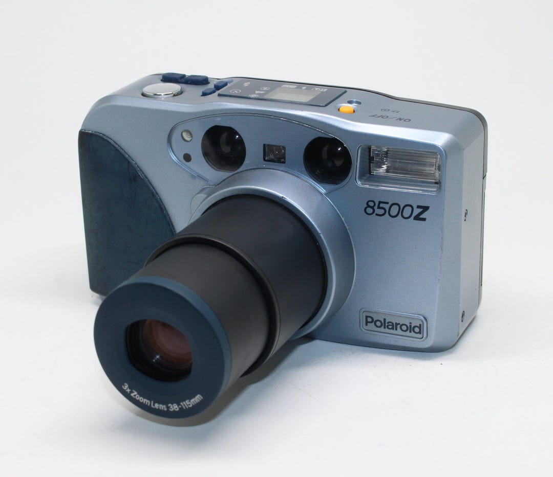 1990s Polaroid 8500Z 38-115mm Zoom Lens 35mm Film Camera With Quartz ...