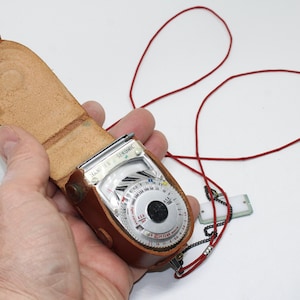 1950s Hanimex Sekonic Photographic Selenium Cell Powered Exposure Meter with case – Tested